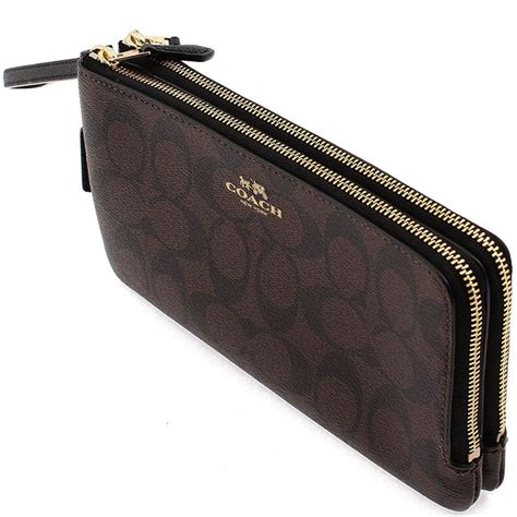 coach wristlets for cheap|brown coach wallet with zipper.